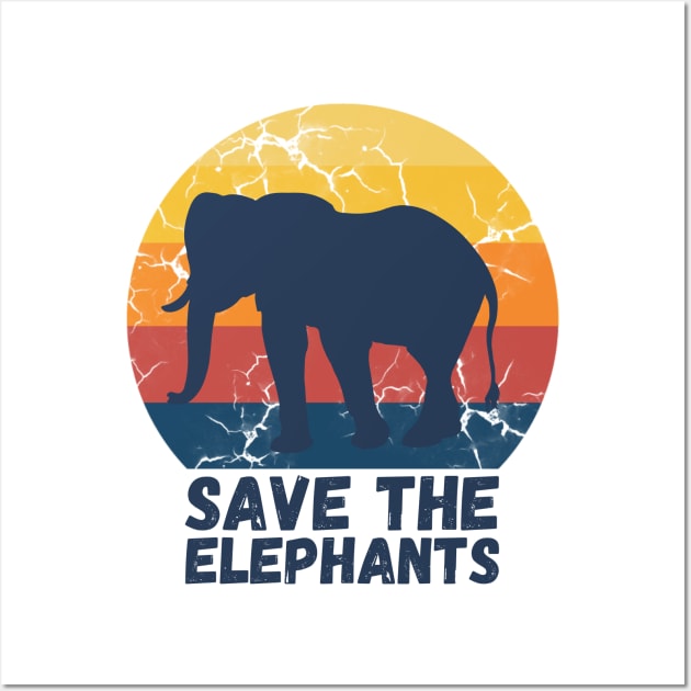 Save The Elephants Wall Art by JustBeSatisfied